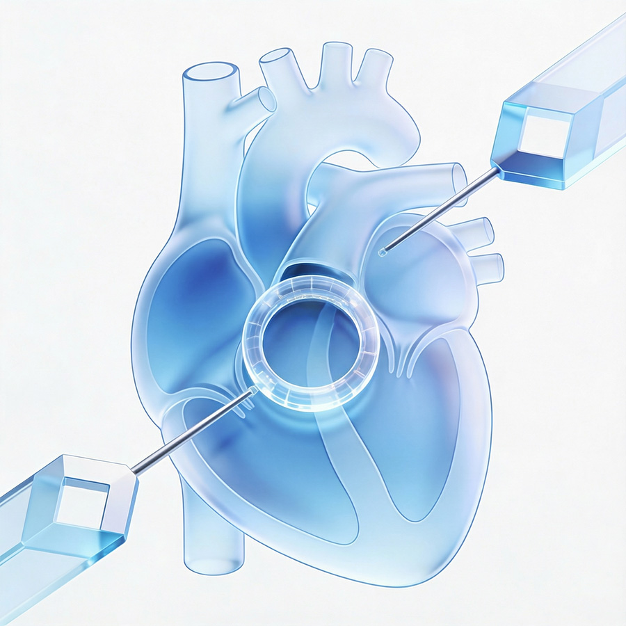 Une chirurgie de la valve aortique